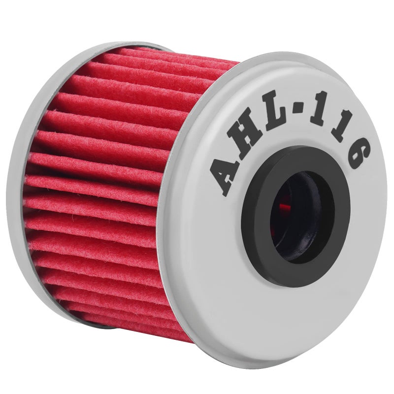 AHL 116 Oil Filter for Honda CRF450X CRF450 X 449 2012-2016/444 2005-2009 / TRX450R 444 2004-2005 / CRF450R 444 2002-2012 / CRF150R CRF150 R 2007-2020 / TRX450R TRX450 R 2006-2009 2012 / CRF250 - Image 1